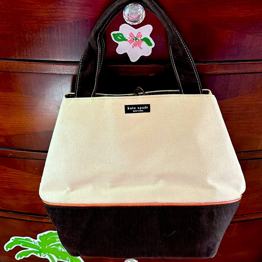 Kate Spade Black and Cream Tote Bag